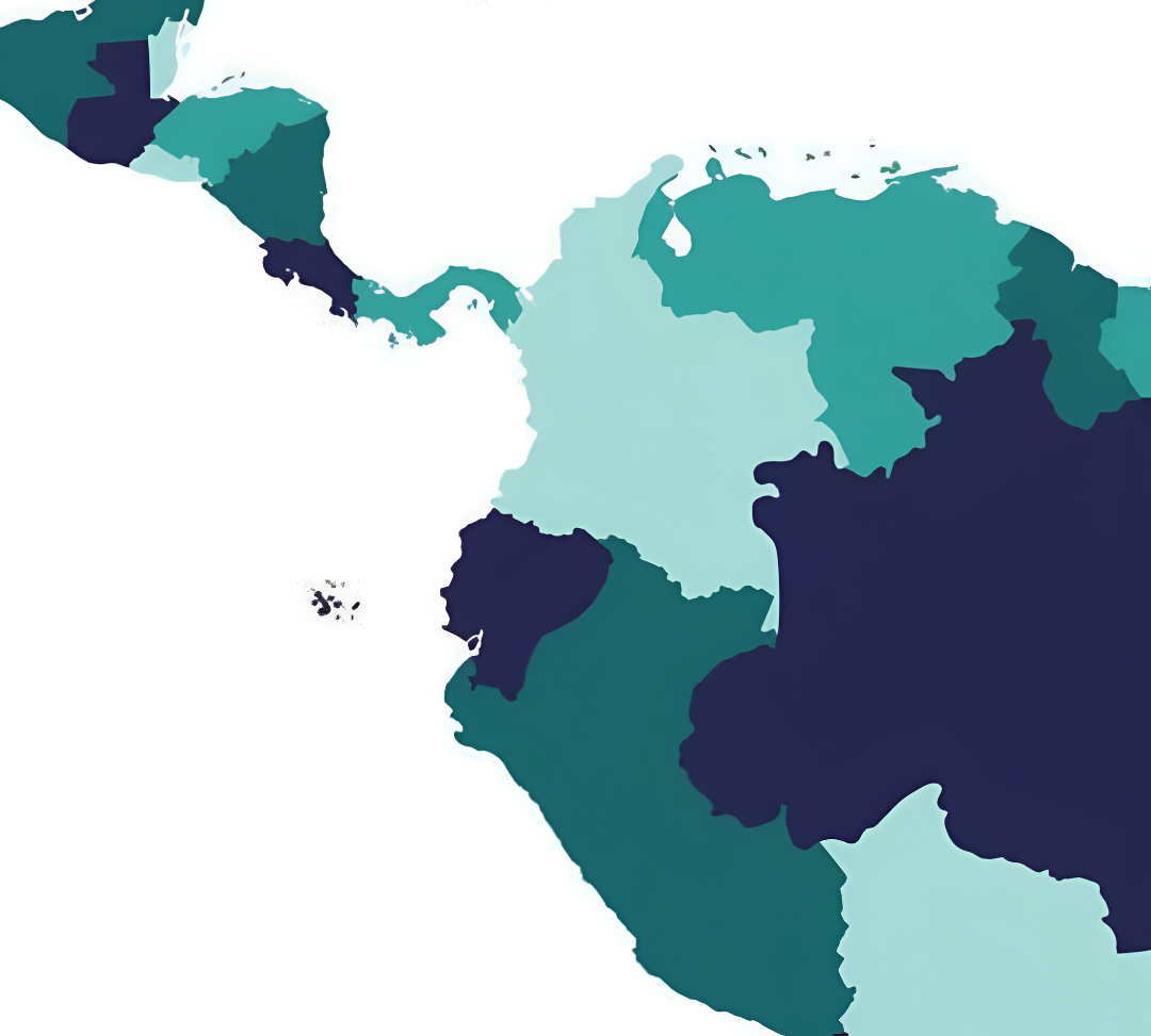 Mapa de Latinoamérica